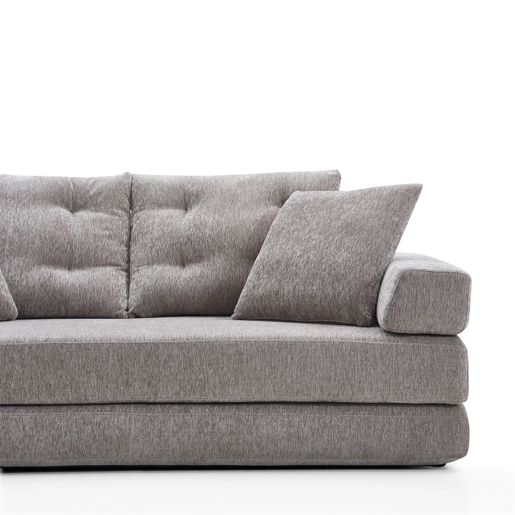 Modern 2-Seater Convertible Sofa Bed | Sponge Compression Design