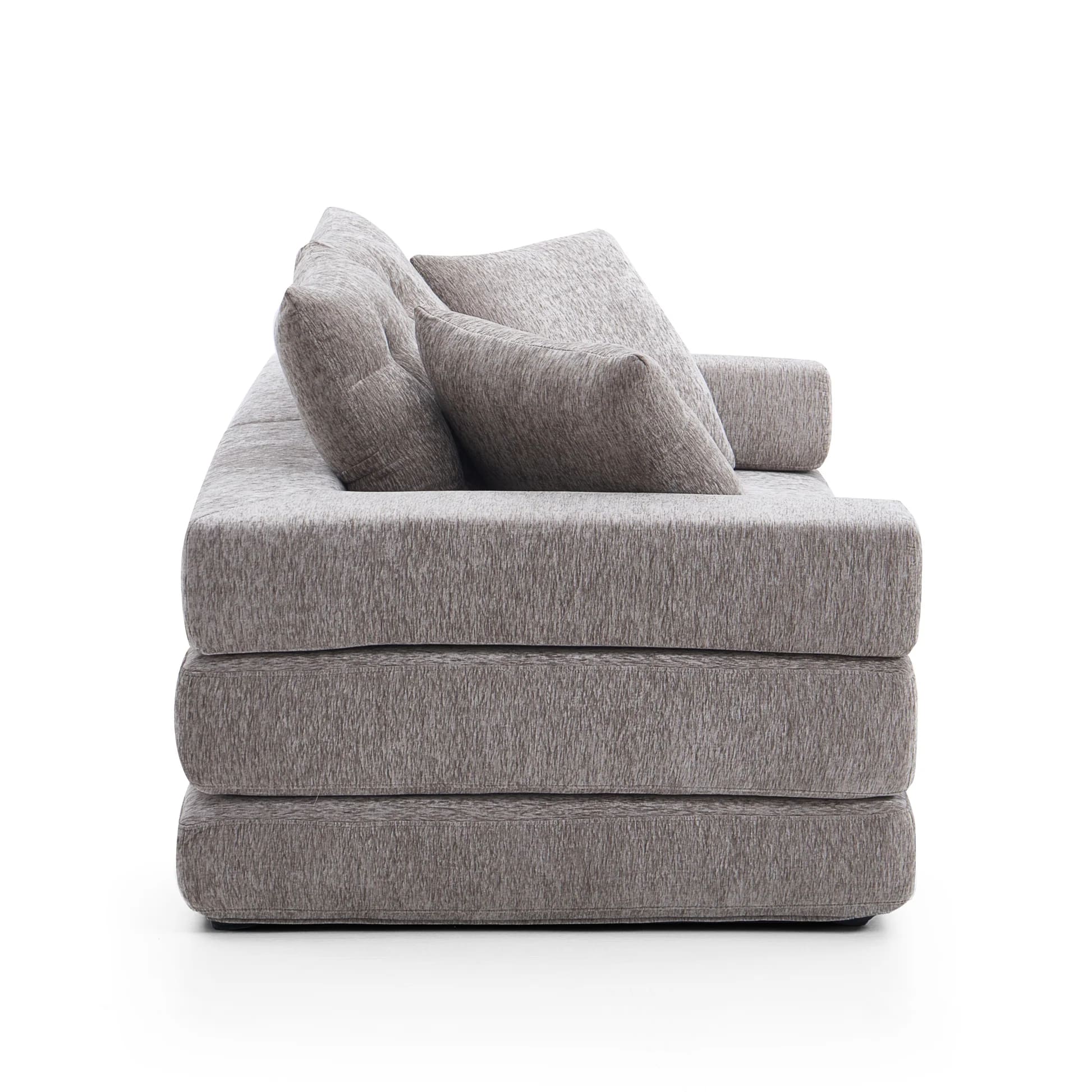 Modern 2-Seater Convertible Sofa Bed | Sponge Compression Design