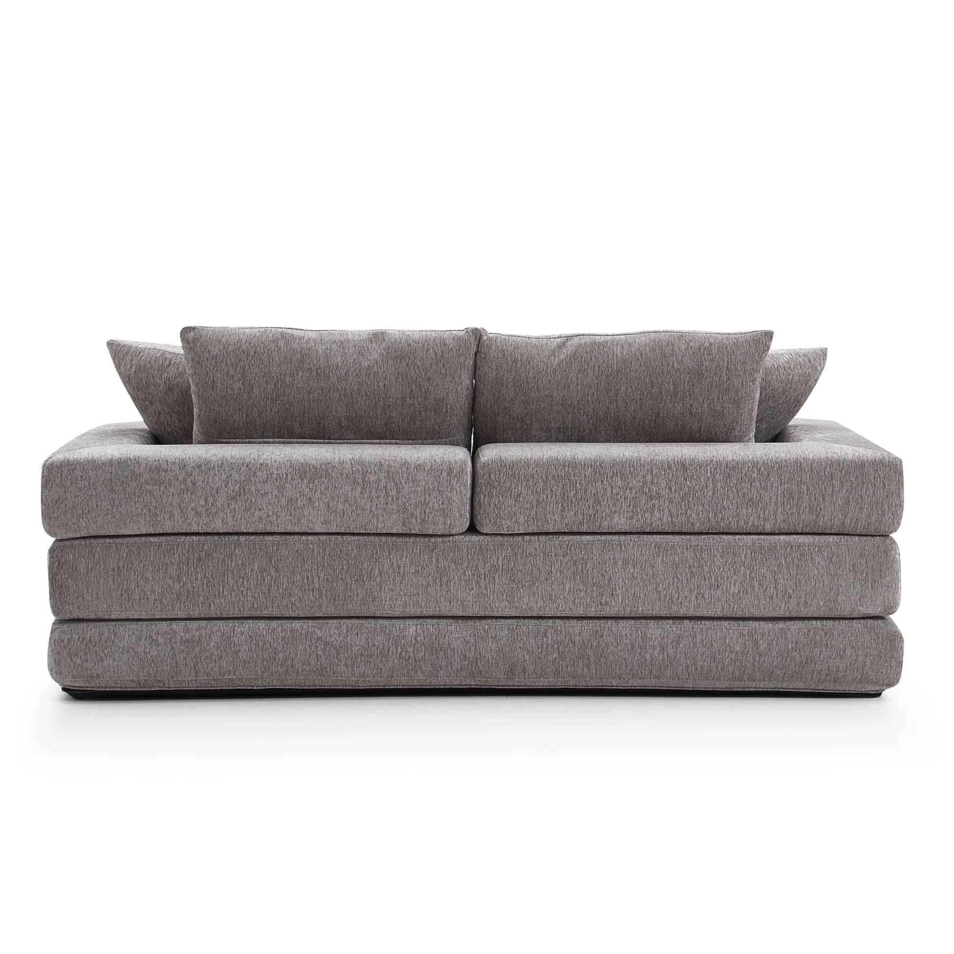 Modern 2-Seater Convertible Sofa Bed | Sponge Compression Design