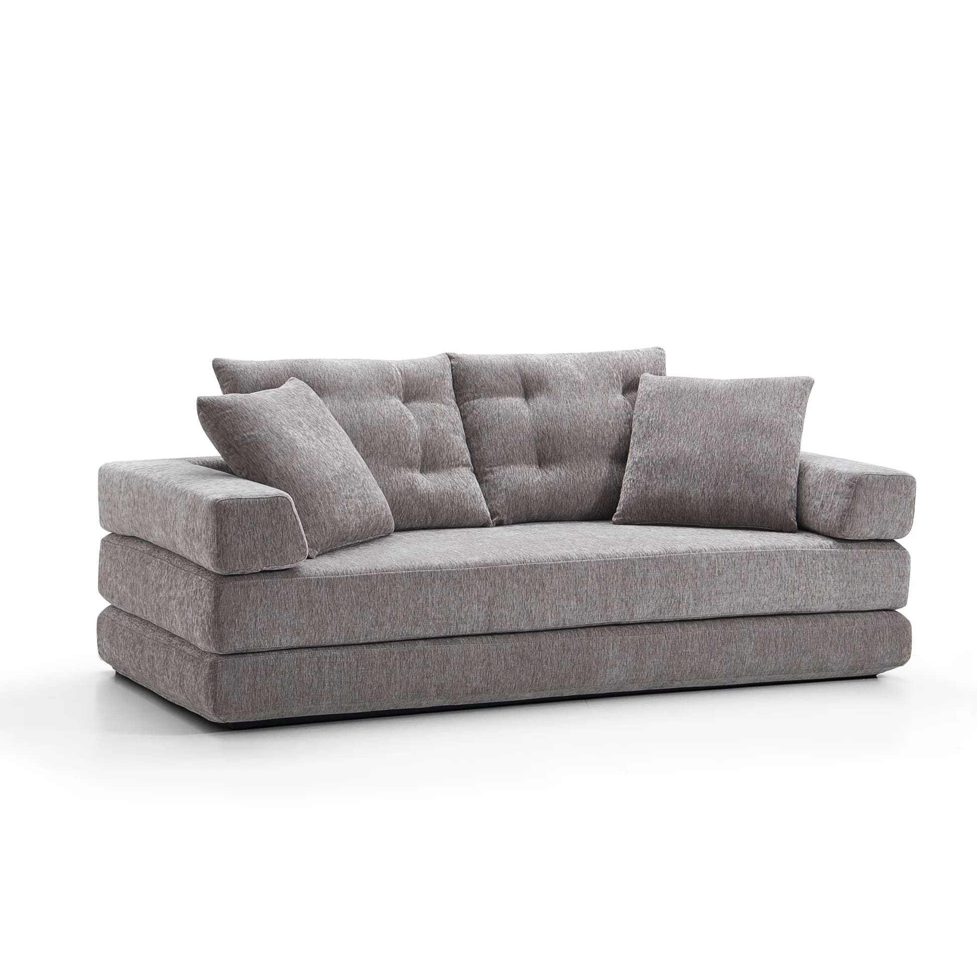 Modern 2-Seater Convertible Sofa Bed | Sponge Compression Design