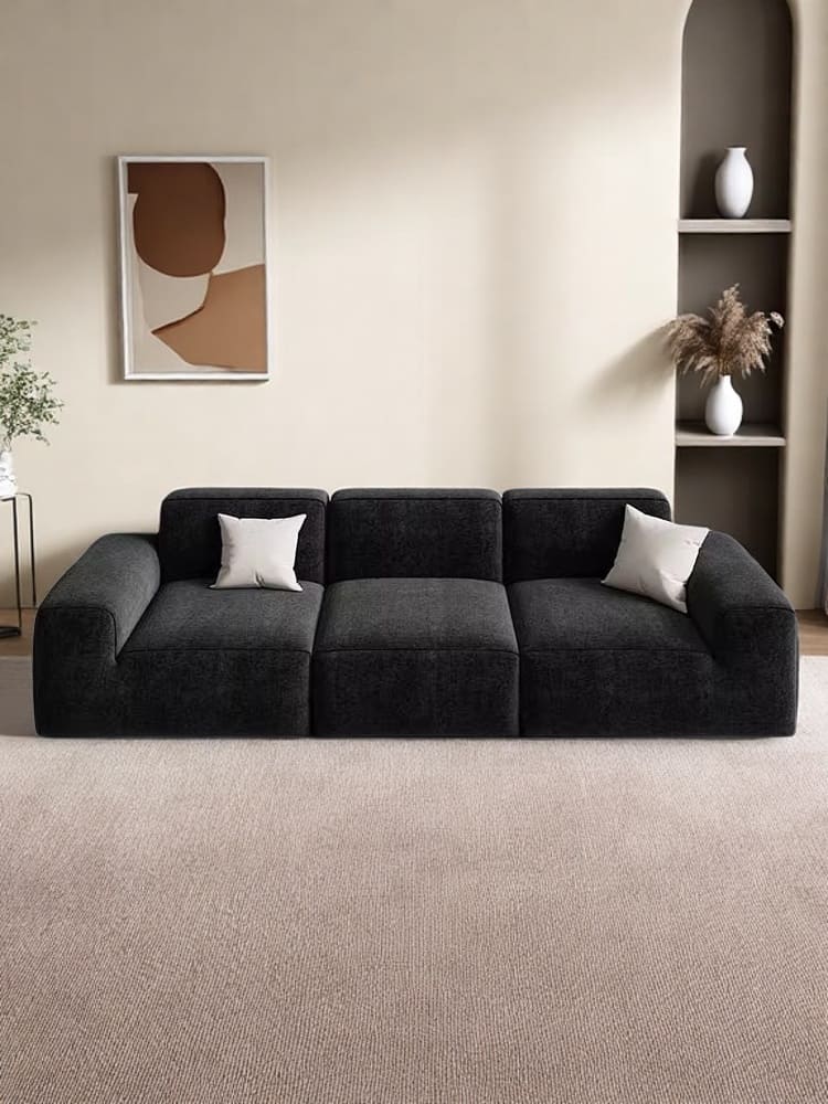 Big Black Cow Sofa | Oversized Statement Piece with Bold Silhouette