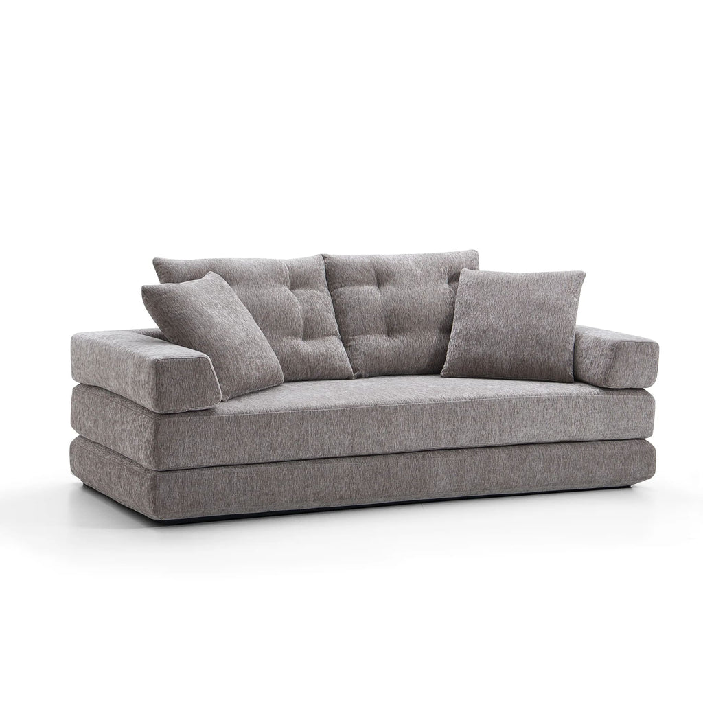Modern 2-Seater Convertible Sofa Bed | Sponge Compression Design