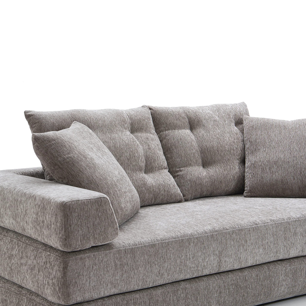 Modern 2-Seater Convertible Sofa Bed | Sponge Compression Design